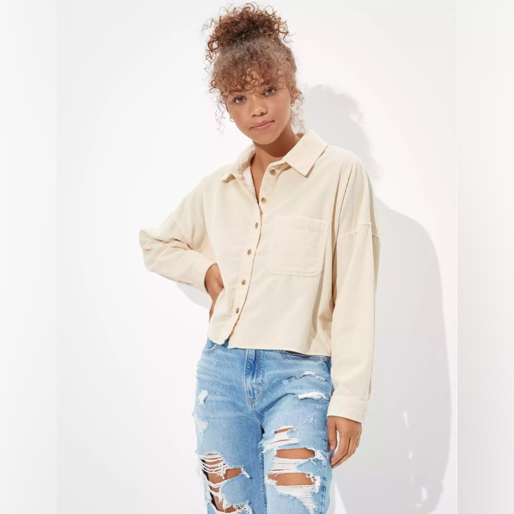 American Eagle corduroy shirt